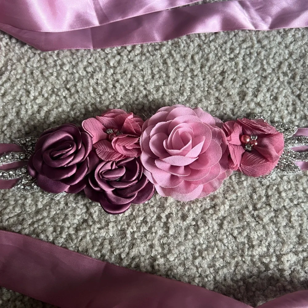 Amazon two pack of Pink Rose Women's Belt